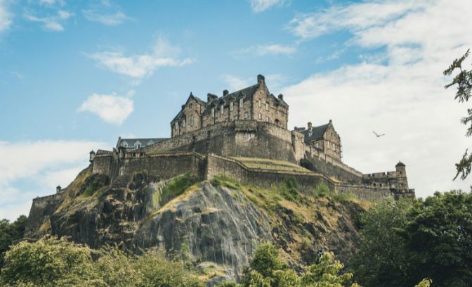 Een kasteel van Edinburgh